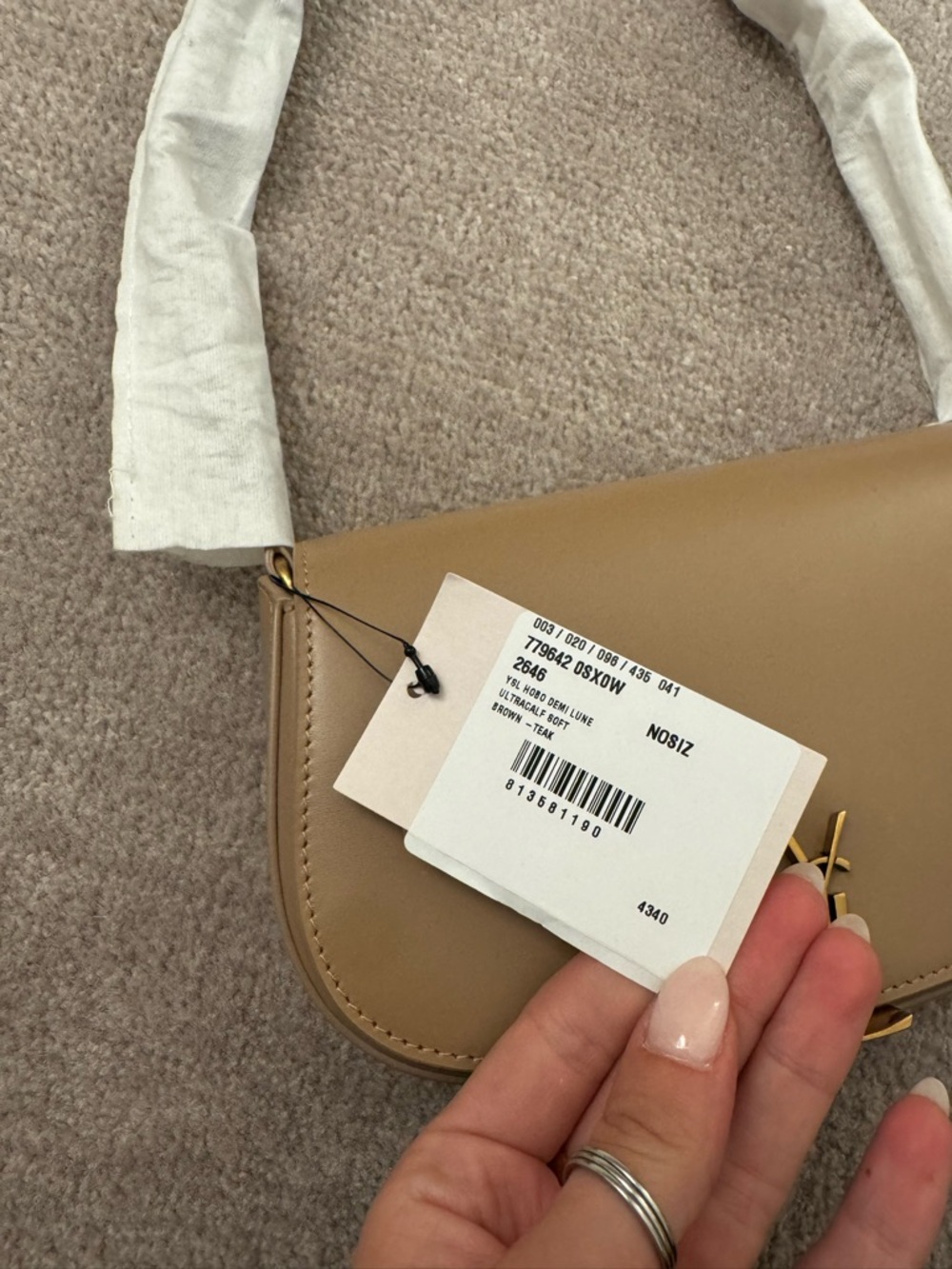 SAINT LAURENT Voltaire mini leather shoulder bag. never worn 100% authentic. - Picture 8 of 8
